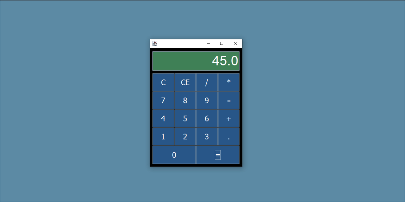 Imagem do projeto de calculadora java