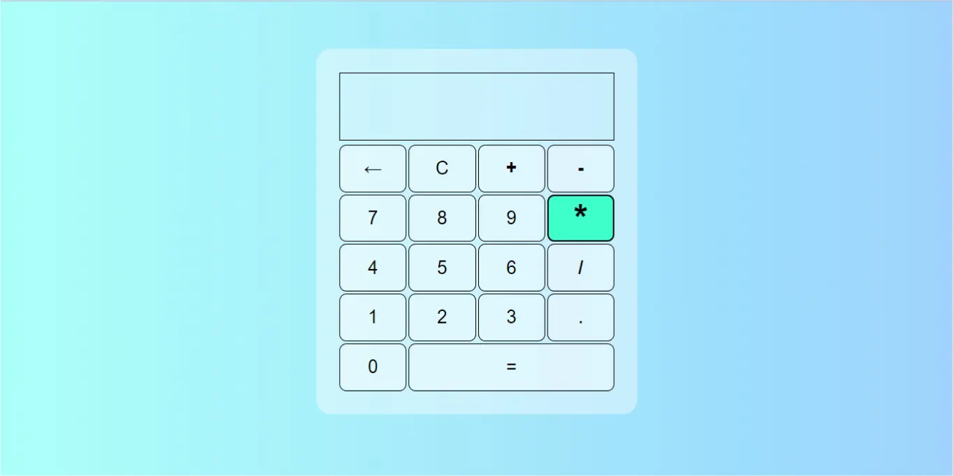 Imagem do projeto de calculadora JavaScript