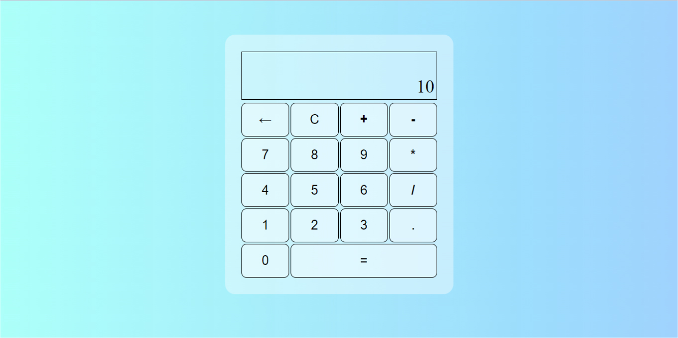 Imagem do projeto de calculadora JavaScript