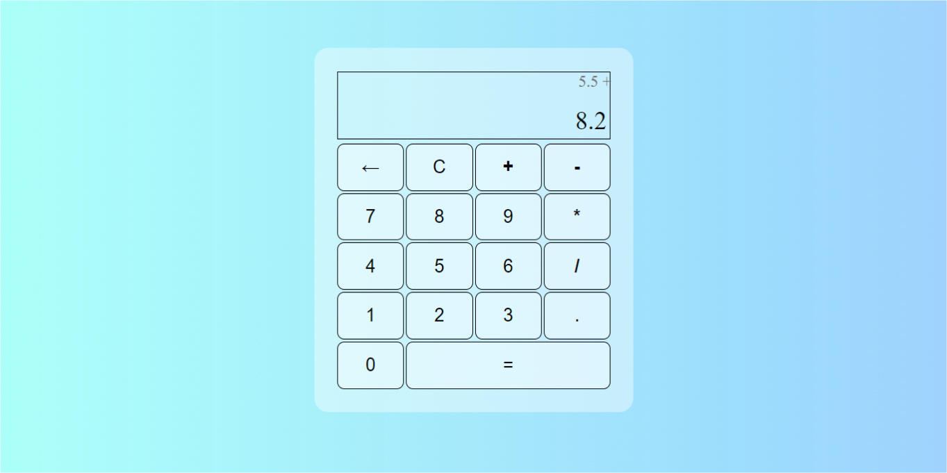 Imagem do projeto de calculadora JavaScript