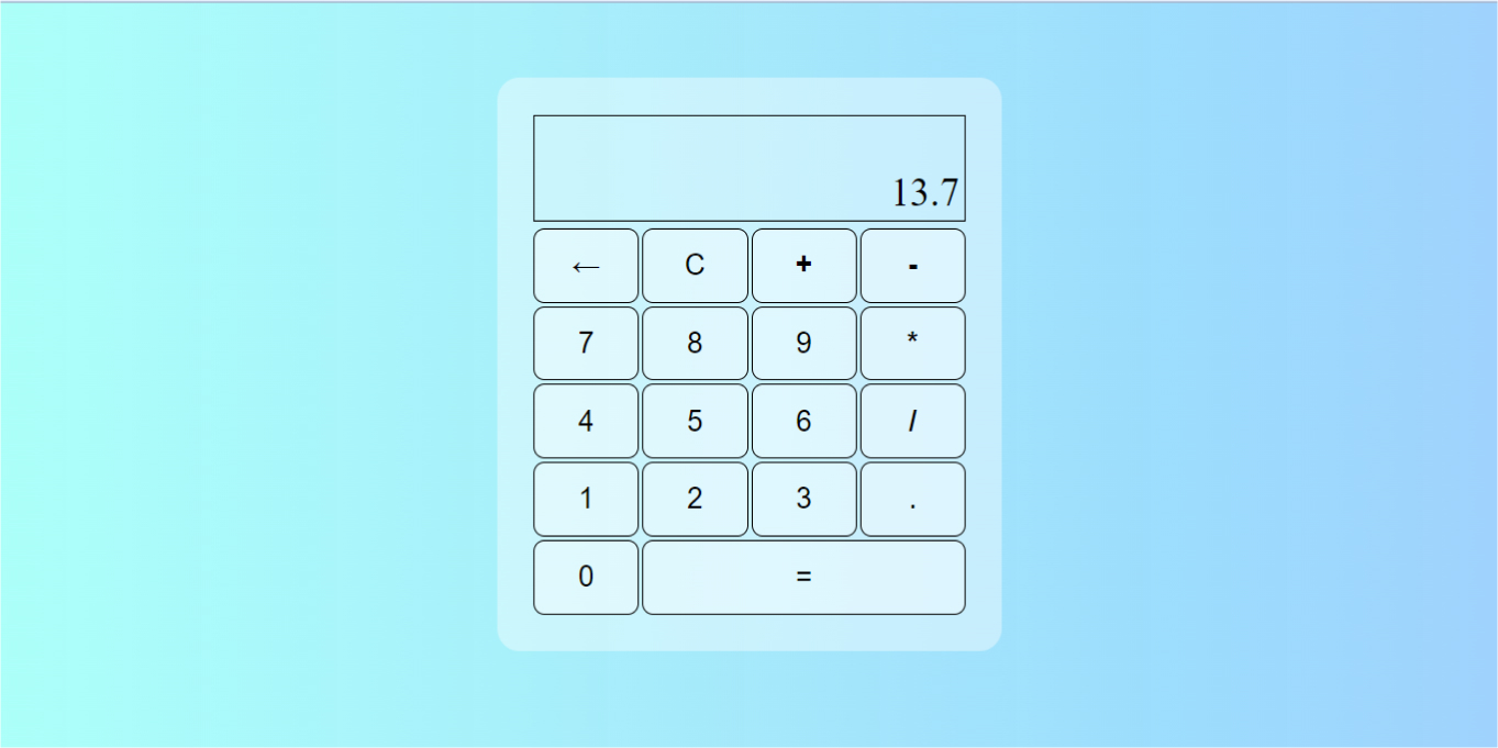 Imagem do projeto de calculadora JavaScript