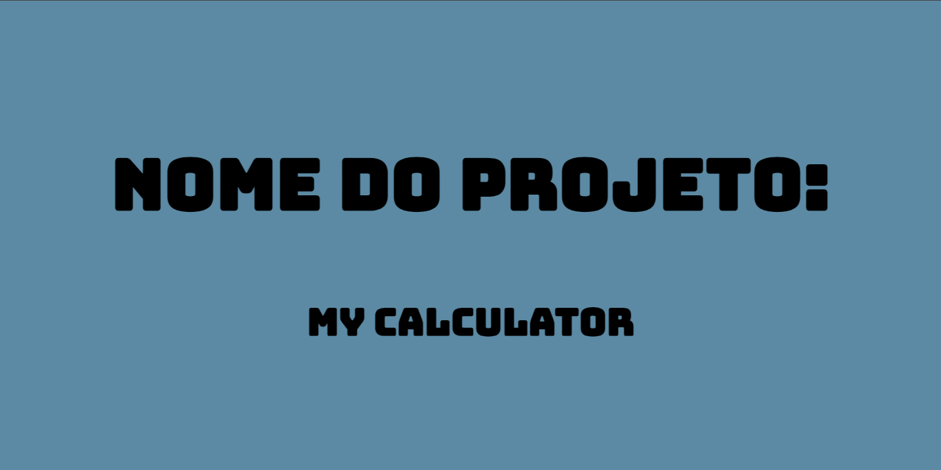 Imagem do projeto de calculadora JavaScript
